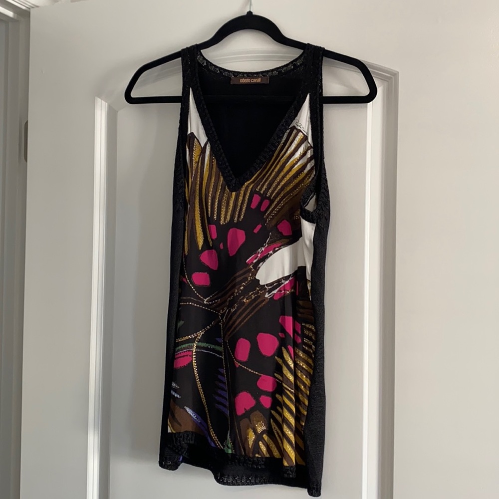 Roberto Cavalli Silk Tank- Authentic